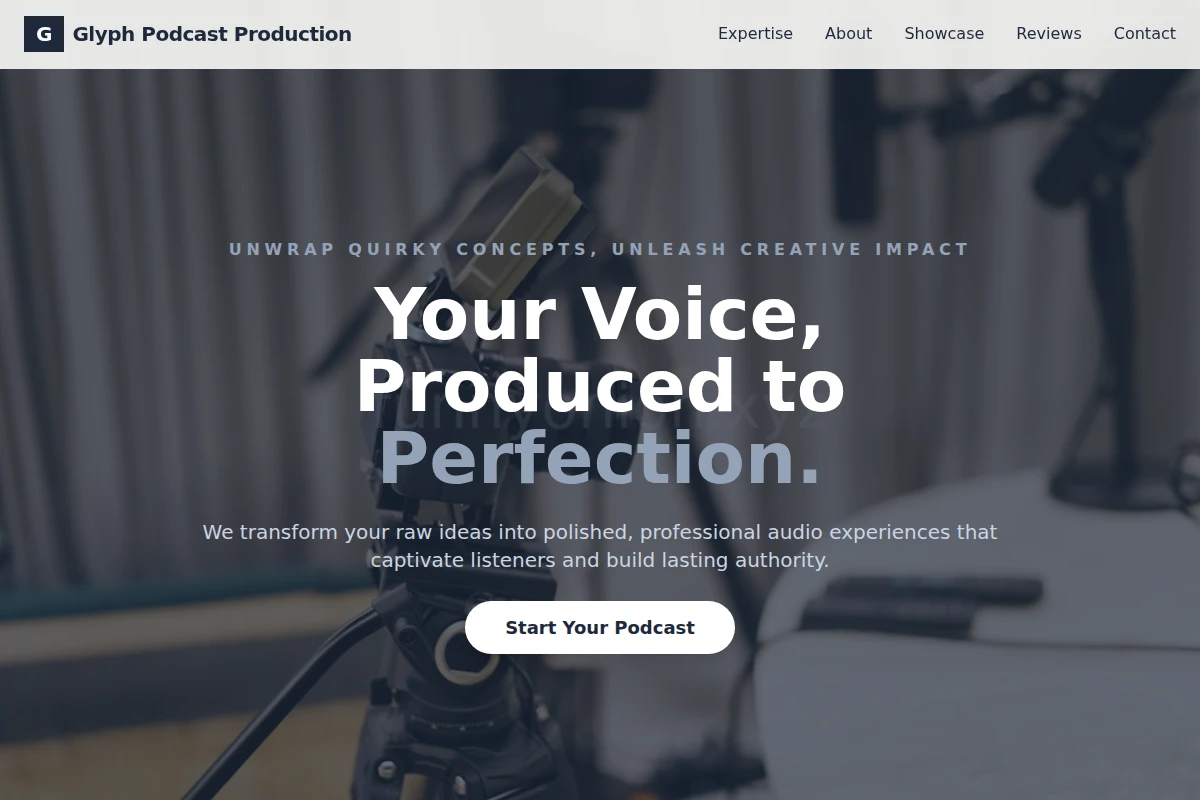 Glyph Podcast Production